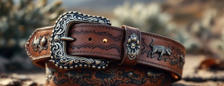 De l’étable au grand ouest : les motifs animaliers qui subliment les ceintures cowboy De l’étable au grand ouest : les motifs animaliers qui subliment les ceintures cowboy