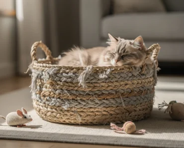 Faites plaisir à votre chat avec nos paniers adaptés