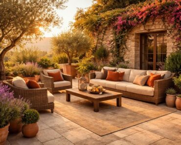 Créez une atmosphère méditerranéenne avec terrasses aménagées et mobilier outdoor résistant Créez une atmosphère méditerranéenne avec terrasses aménagées et mobilier outdoor résistant