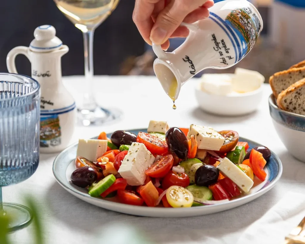 Sargato salade vue densemble avec algues mediterranee